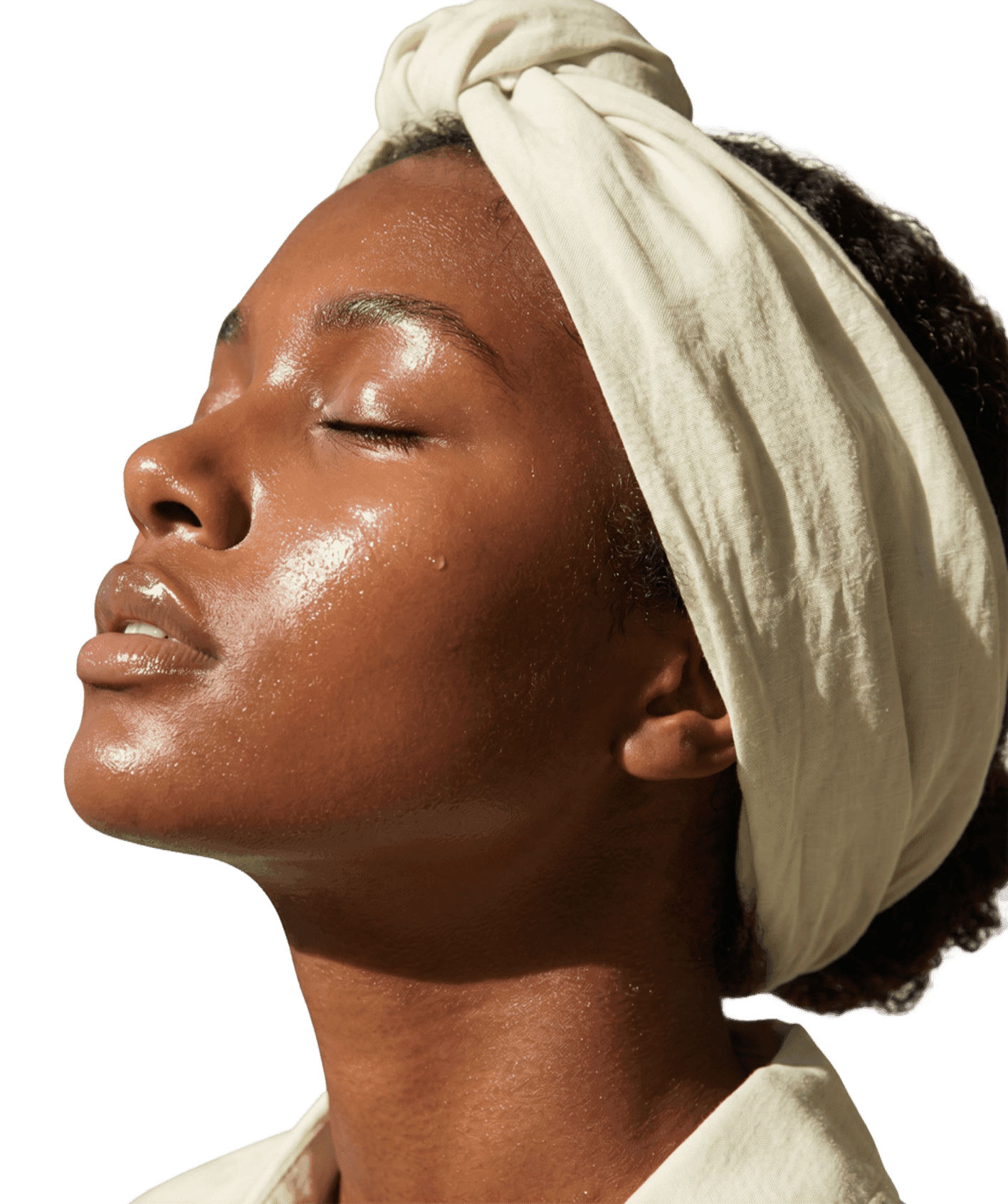 Woman with healthy, radiant skin